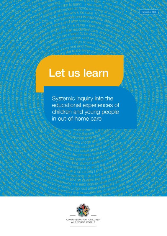 CCYP-Education-inquiry-report-FINAL cover